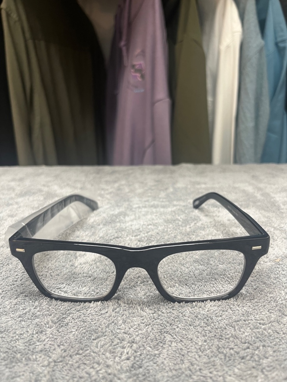 “The Madden” Classic Black Rectangular Reading Glasses 1.75x